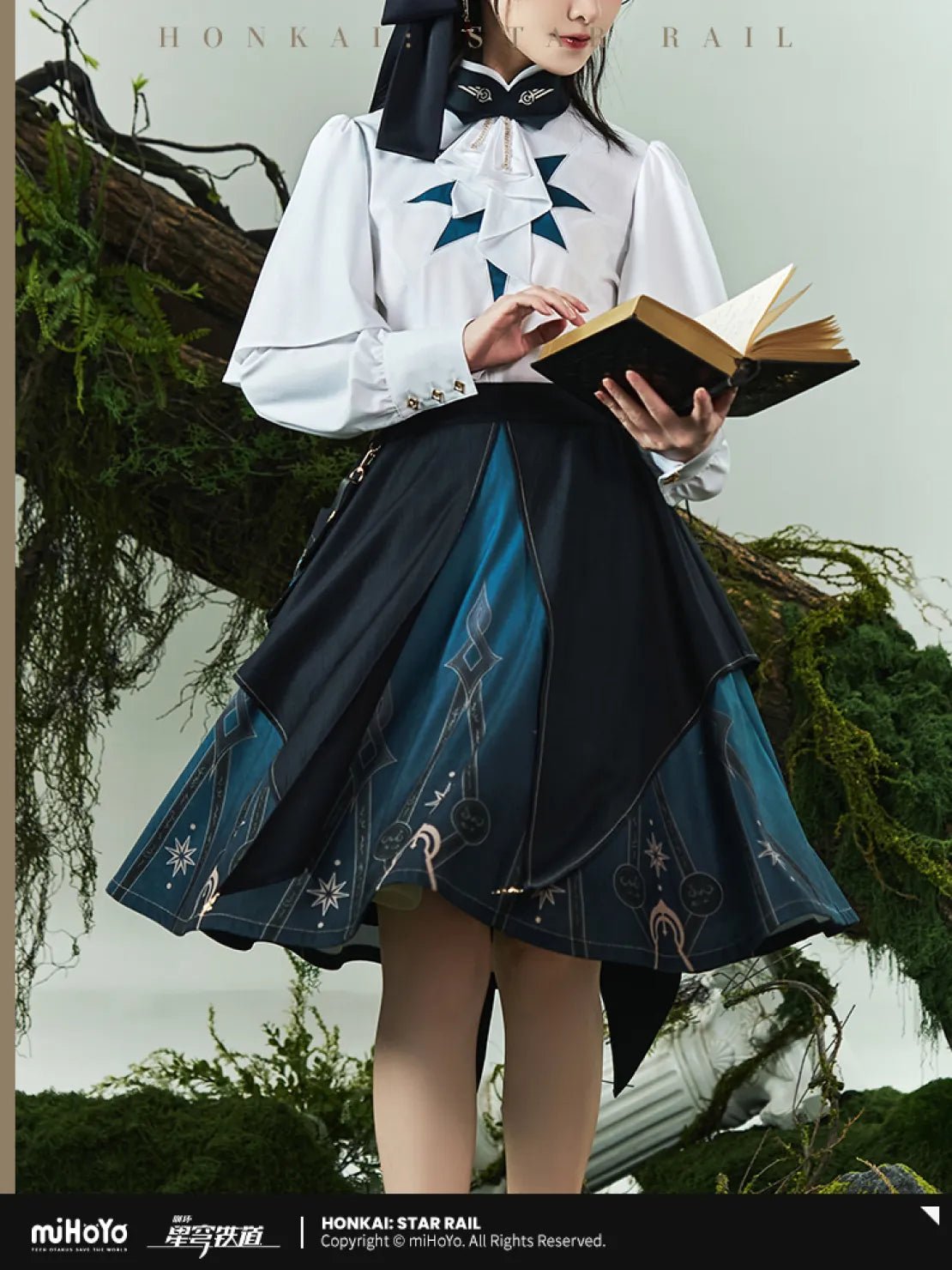 [OFFICIAL] Honkai Star Rail Anaxa Impression Series Clothes - Midi Skirt - Teyvat Tavern - Genshin Impact & Honkai Star Rail & 3Z Merch