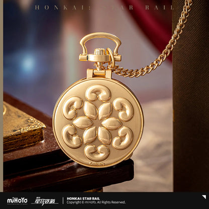 [OFFICIAL] Honkai Star Rail Aventurine Vintage Pocket Watch - Style Metal Pendant - Teyvat Tavern - Genshin Impact & Honkai Star Rail & 3Z Merch
