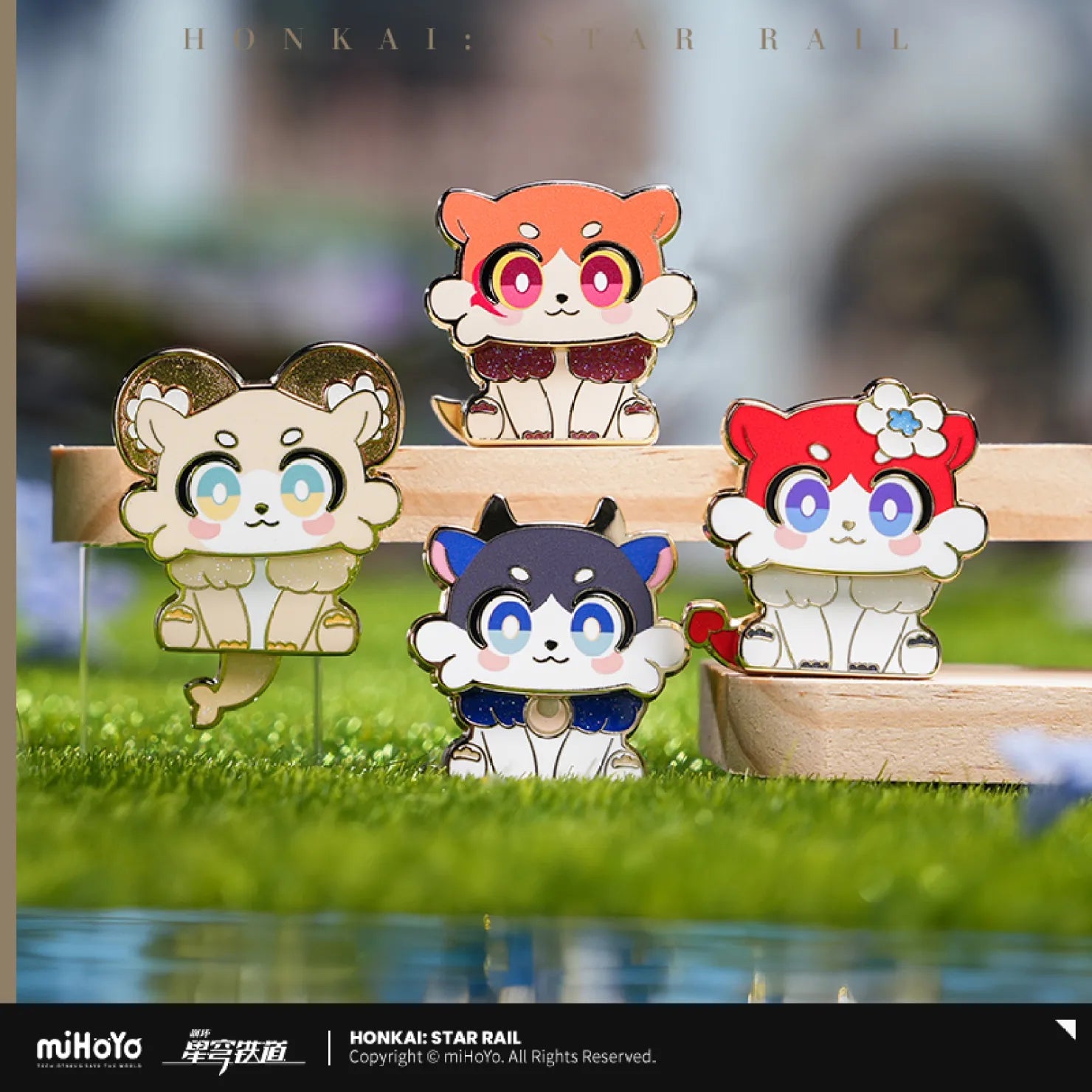 [OFFICIAL] Honkai Star Rail Awooo Series Chimera Metal Badge - Teyvat Tavern - Genshin Impact & Honkai Star Rail & 3Z Merch