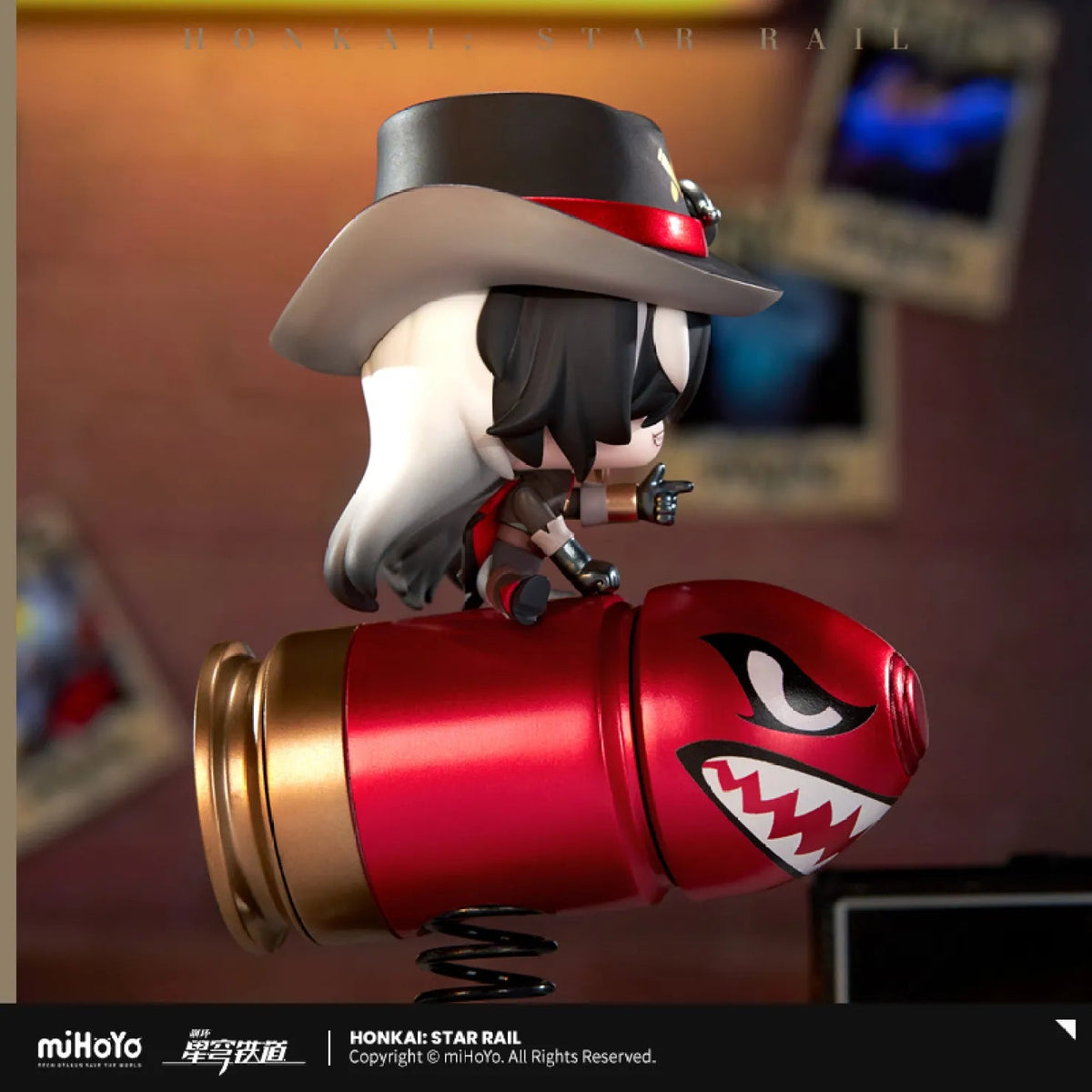 [OFFICIAL] Honkai Star Rail Boothill Chibi Shaking Spring Toy - Teyvat Tavern - Genshin Impact & Honkai Star Rail & 3Z Merch