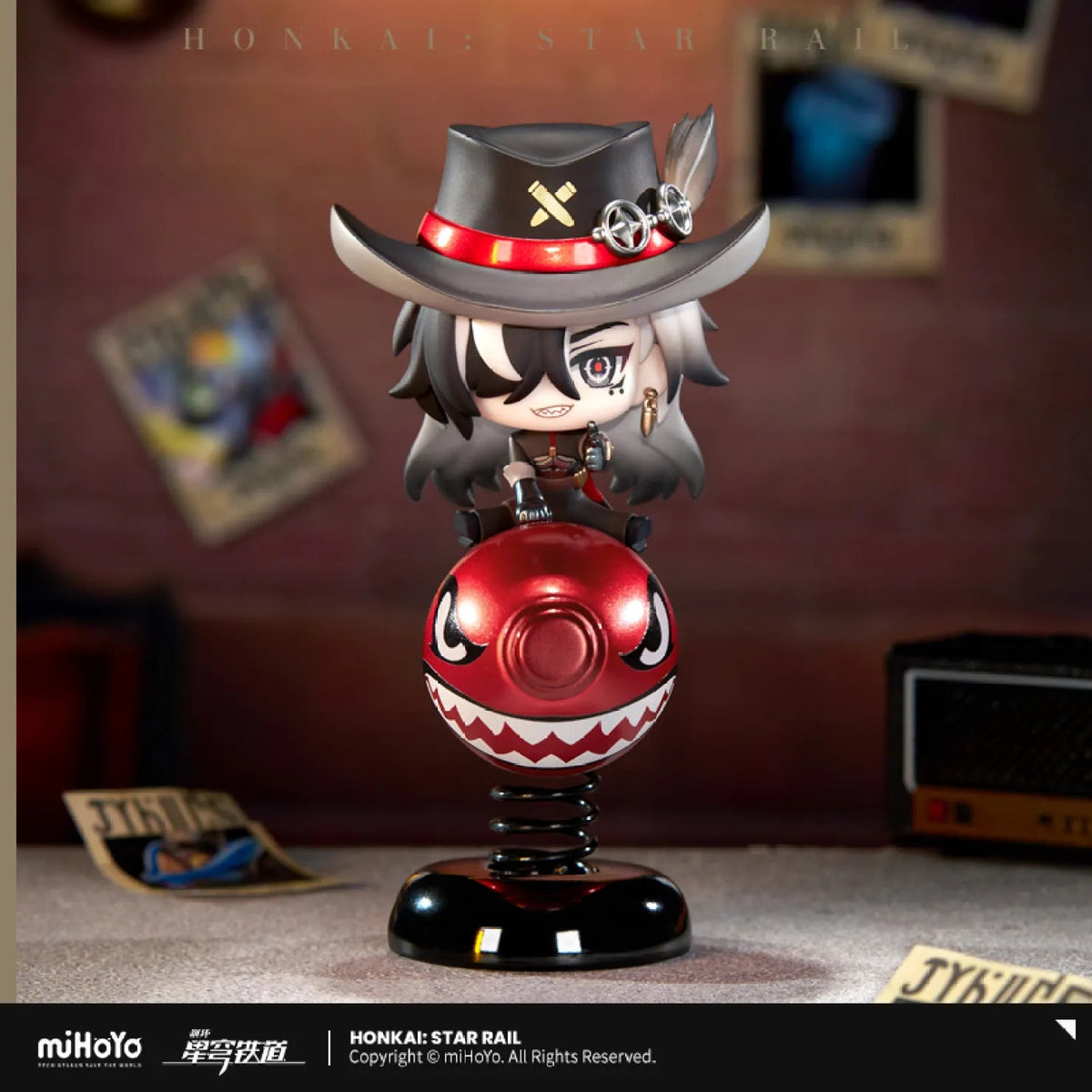 [OFFICIAL] Honkai Star Rail Boothill Chibi Shaking Spring Toy - Teyvat Tavern - Genshin Impact & Honkai Star Rail & 3Z Merch