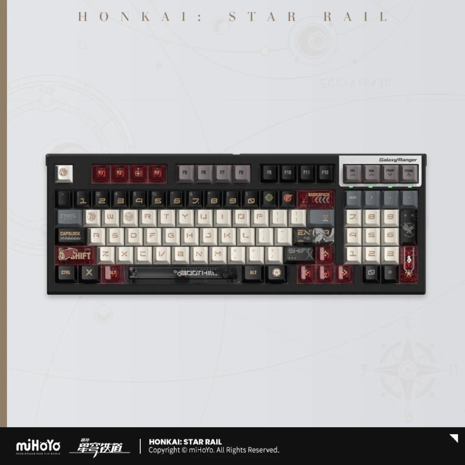 [OFFICIAL] Honkai Star Rail Boothill RGB BacklitMechanical Keyboard - Teyvat Tavern - Genshin Impact & Honkai Star Rail & 3Z Merch