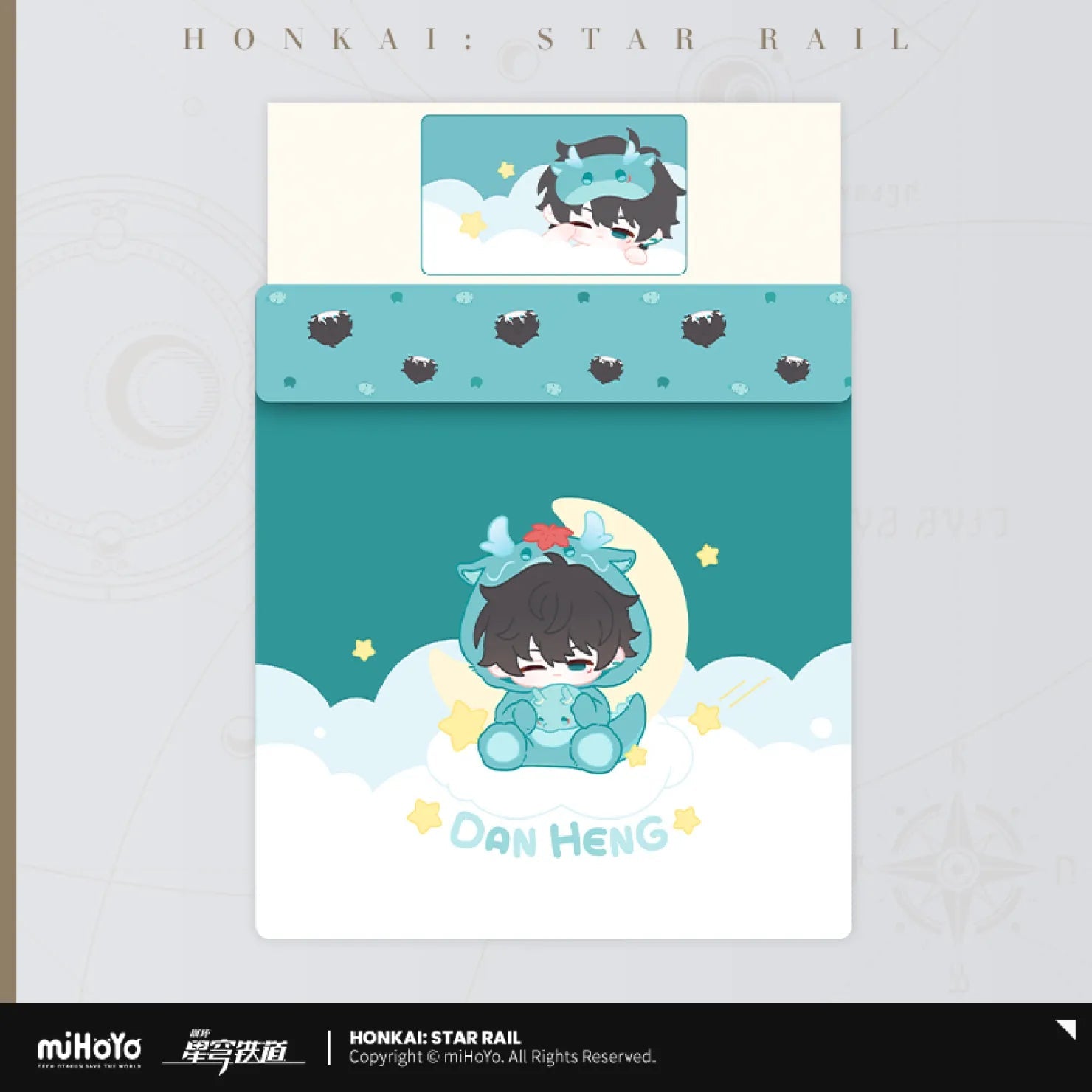 [OFFICIAL] Honkai Star Rail Boys Dormitory Chibi Series Home Bedding Set - Teyvat Tavern - Genshin Impact & Honkai Star Rail & 3Z Merch