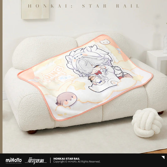 [OFFICIAL] Honkai Star Rail Boys Dormitory Chibi Series Home Plush Blanket - Teyvat Tavern - Genshin Impact & Honkai Star Rail & 3Z Merch