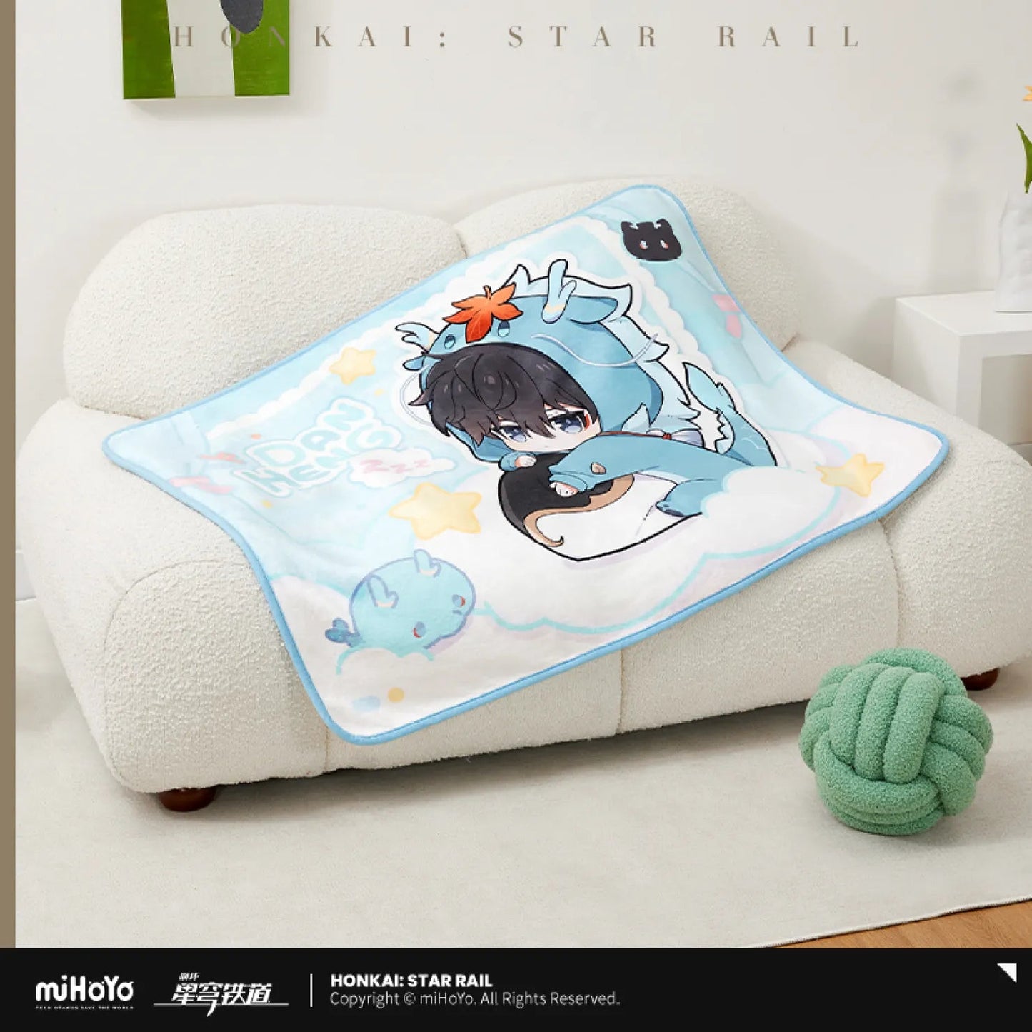 [OFFICIAL] Honkai Star Rail Boys Dormitory Chibi Series Home Plush Blanket - Teyvat Tavern - Genshin Impact & Honkai Star Rail & 3Z Merch