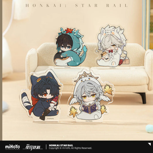 [OFFICIAL] Honkai Star Rail Boys Dormitory Chibi Series Mini Stand Figure - Teyvat Tavern - Genshin Impact & Honkai Star Rail & 3Z Merch