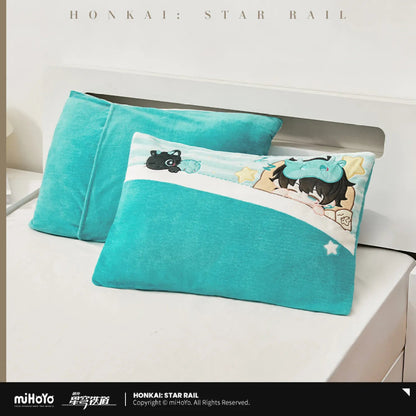 [OFFICIAL] Honkai Star Rail Boys Dormitory Chibi Series Pillow Case - Teyvat Tavern - Genshin Impact & Honkai Star Rail & 3Z Merch