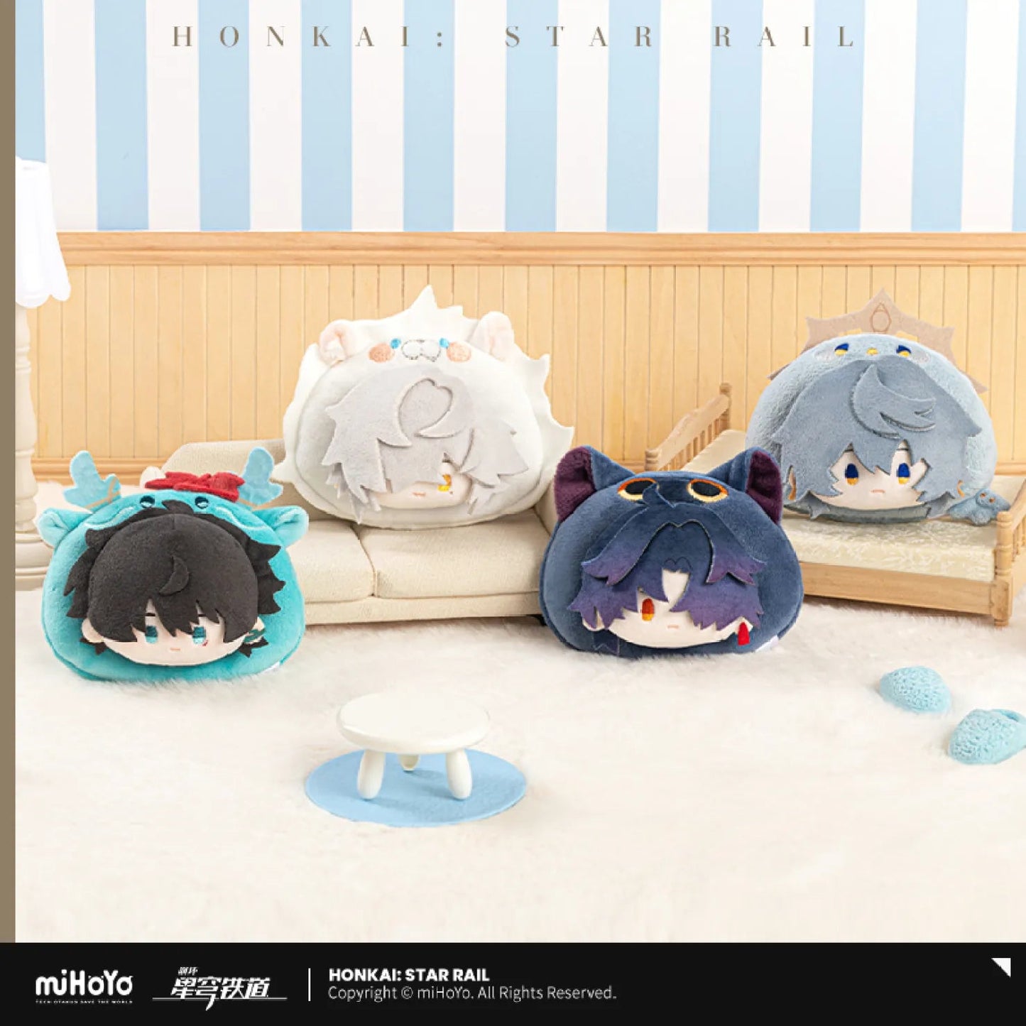 [OFFICIAL] Honkai Star Rail Boys Dormitory Chibi Series Plush Badge - Teyvat Tavern - Genshin Impact & Honkai Star Rail & 3Z Merch