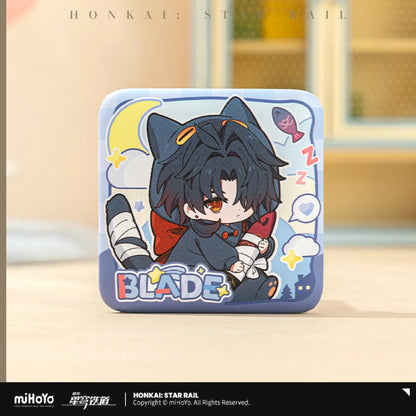[OFFICIAL] Honkai Star Rail Boys Dormitory Chibi Series Square Badge - Teyvat Tavern - Genshin Impact & Honkai Star Rail & 3Z Merch