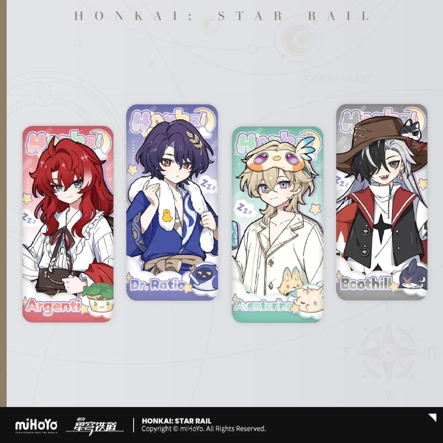 [OFFICIAL] Honkai Star Rail Boys Dormitory Series Badge - Teyvat Tavern - Genshin Impact & Honkai Star Rail & 3Z Merch