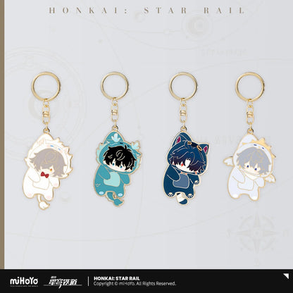 [OFFICIAL] Honkai Star Rail Boys Dormitory Series Chibi Metal Keychain - Teyvat Tavern - Genshin Impact & Honkai Star Rail & 3Z Merch