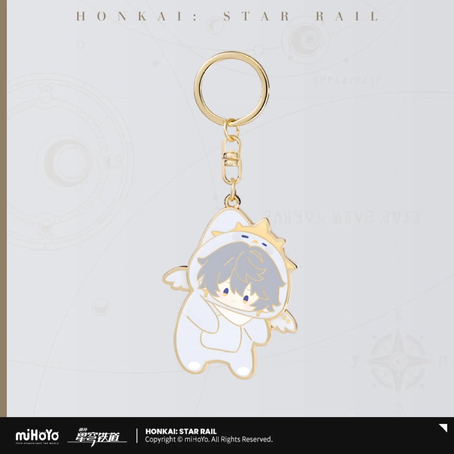 [OFFICIAL] Honkai Star Rail Boys Dormitory Series Chibi Metal Keychain - Teyvat Tavern - Genshin Impact & Honkai Star Rail & 3Z Merch