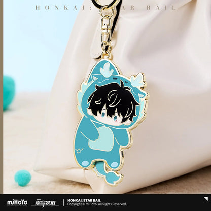[OFFICIAL] Honkai Star Rail Boys Dormitory Series Chibi Metal Keychain - Teyvat Tavern - Genshin Impact & Honkai Star Rail & 3Z Merch