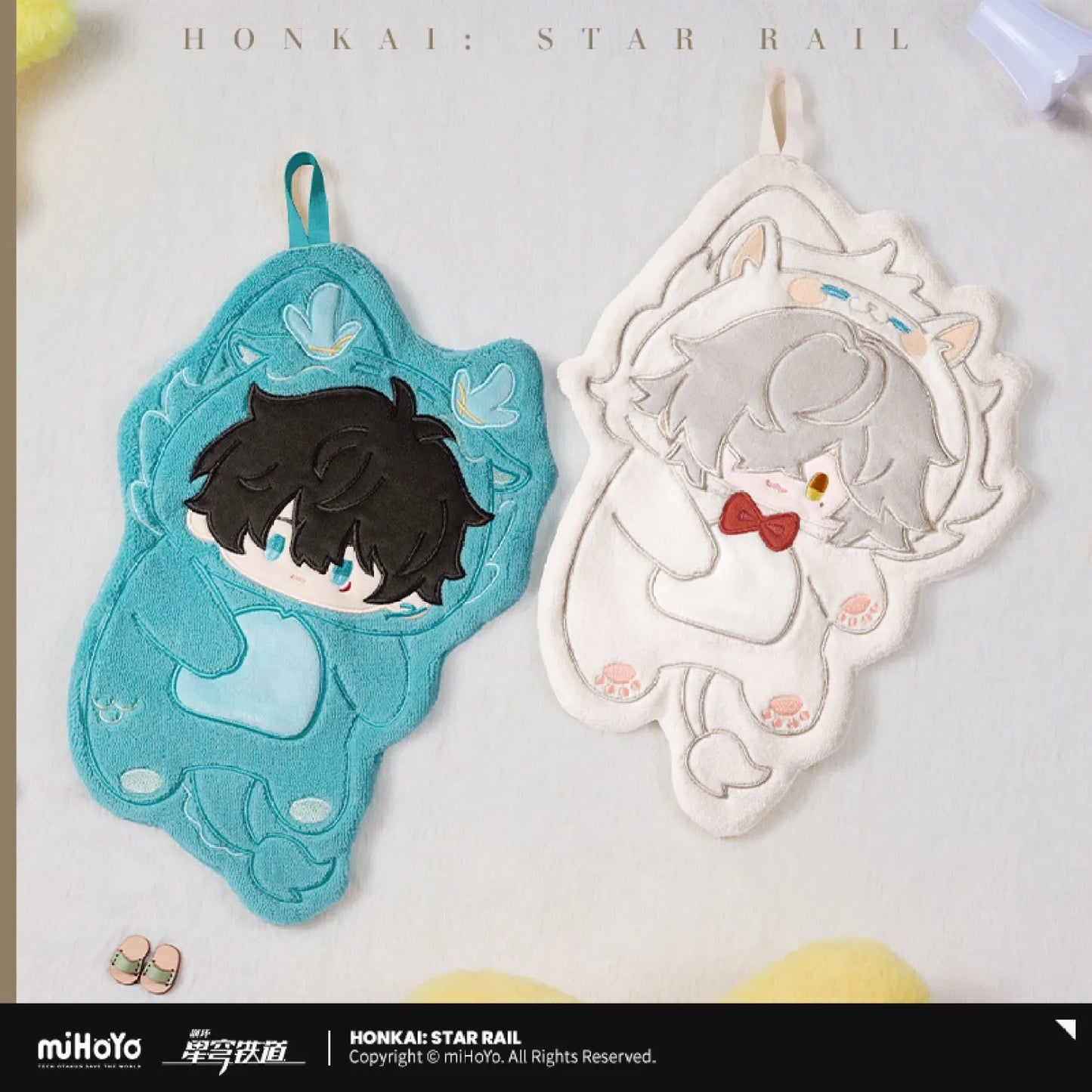 [OFFICIAL] Honkai Star Rail Boys Dormitory Series Hand Towel - Teyvat Tavern - Genshin Impact & Honkai Star Rail & 3Z Merch