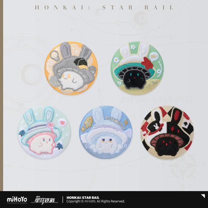 [OFFICIAL] Honkai Star Rail Bunny Mushroom & Mushroom Bunny Series Embroidered Badge - Teyvat Tavern - Genshin Impact & Honkai Star Rail & 3Z Merch