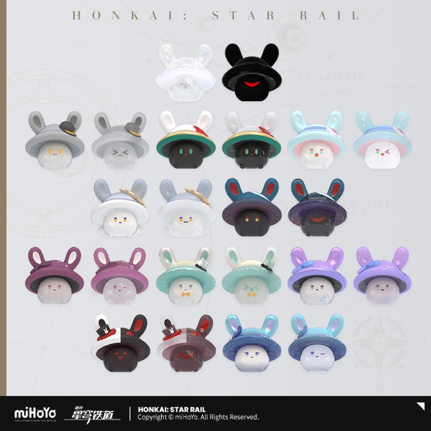 [OFFICIAL] Honkai Star Rail Bunny Mushroom & Mushroom Bunny Series Mini Figure Blind Bag - Teyvat Tavern - Genshin Impact & Honkai Star Rail & 3Z Merch