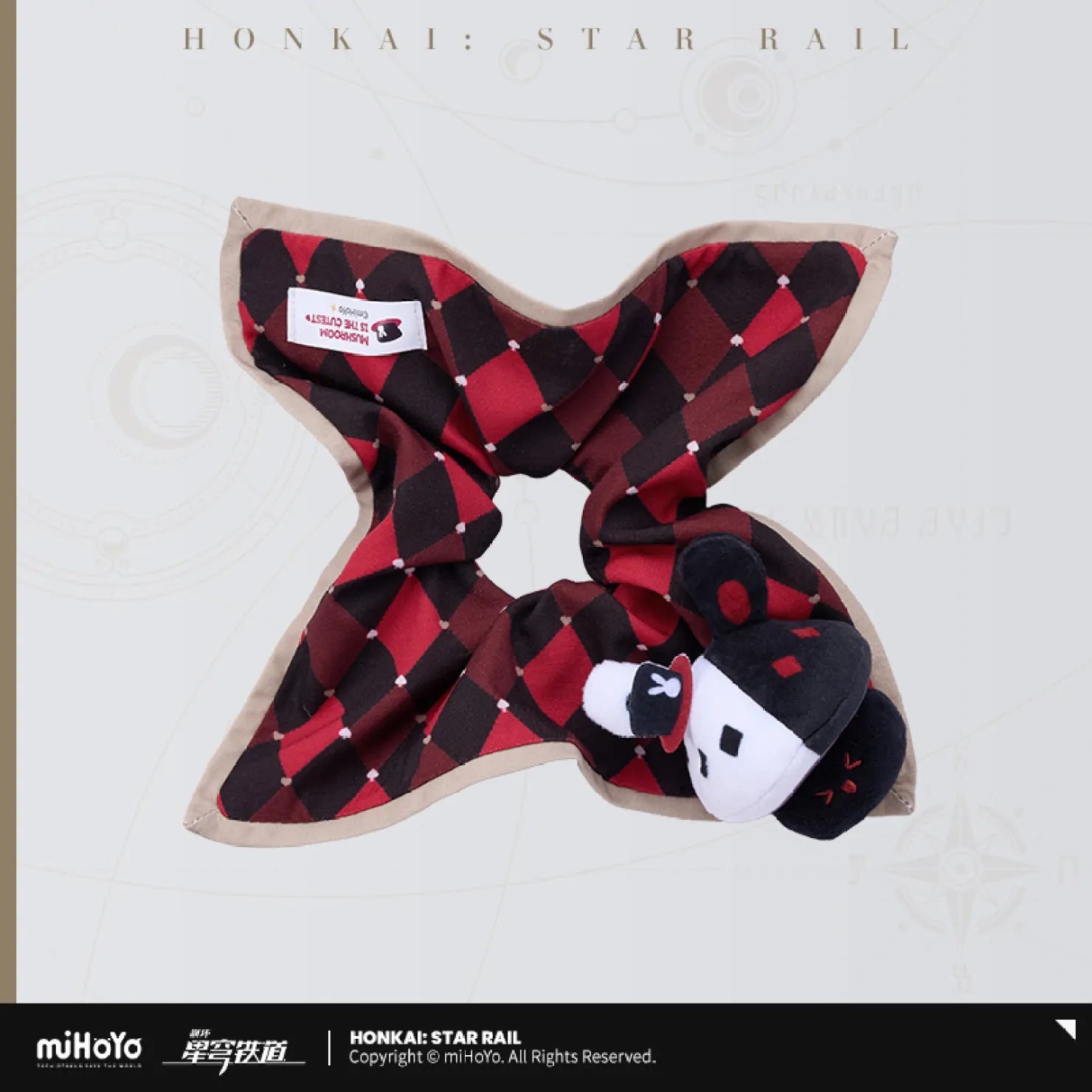 [OFFICIAL] Honkai Star Rail Bunny Mushroom & Mushroom Bunny Series Plush Scrunchie - Teyvat Tavern - Genshin Impact & Honkai Star Rail & 3Z Merch