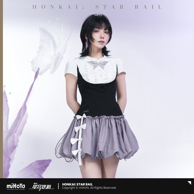 [OFFICIAL] Honkai Star Rail Castorice Impression Series Clothes - Short Sleeve Blouse - Teyvat Tavern - Genshin Impact & Honkai Star Rail & 3Z Merch