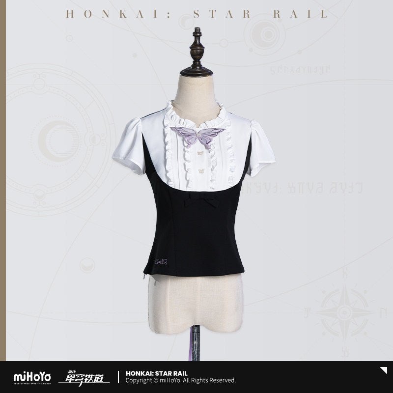 [OFFICIAL] Honkai Star Rail Castorice Impression Series Clothes - Short Sleeve Blouse - Teyvat Tavern - Genshin Impact & Honkai Star Rail & 3Z Merch