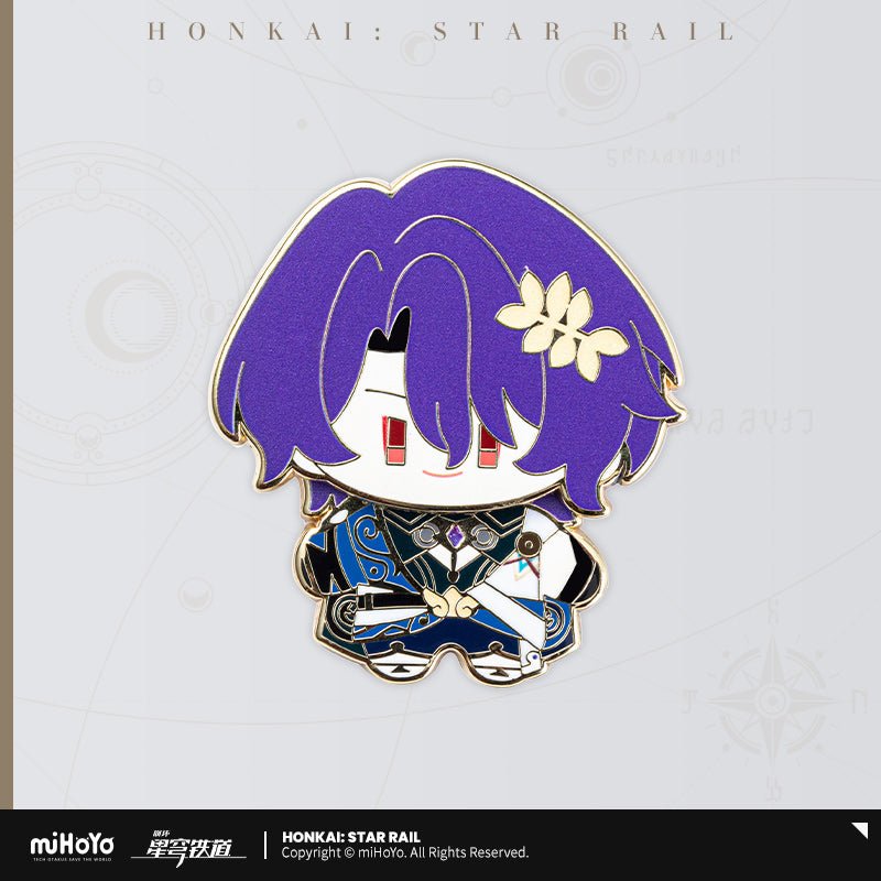 [OFFICIAL] Honkai Star Rail Character Chibi Cute Metal Shake Badge - Teyvat Tavern - Genshin Impact & Honkai Star Rail & 3Z Merch