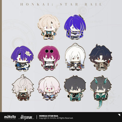 [OFFICIAL] Honkai Star Rail Character Chibi Cute Metal Shake Badge - Teyvat Tavern - Genshin Impact & Honkai Star Rail & 3Z Merch