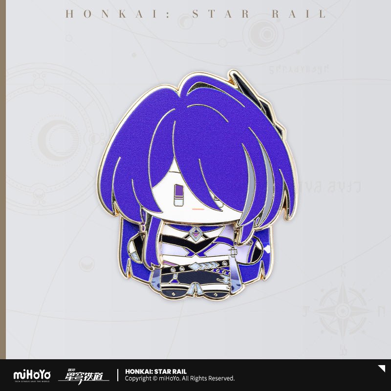 [OFFICIAL] Honkai Star Rail Character Chibi Cute Metal Shake Badge - Teyvat Tavern - Genshin Impact & Honkai Star Rail & 3Z Merch