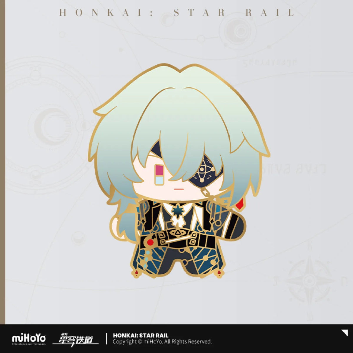 [OFFICIAL] Honkai Star Rail Character Chibi Cute Metal Shake Badge - Teyvat Tavern - Genshin Impact & Honkai Star Rail & 3Z Merch