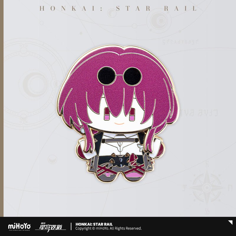 [OFFICIAL] Honkai Star Rail Character Chibi Cute Metal Shake Badge - Teyvat Tavern - Genshin Impact & Honkai Star Rail & 3Z Merch