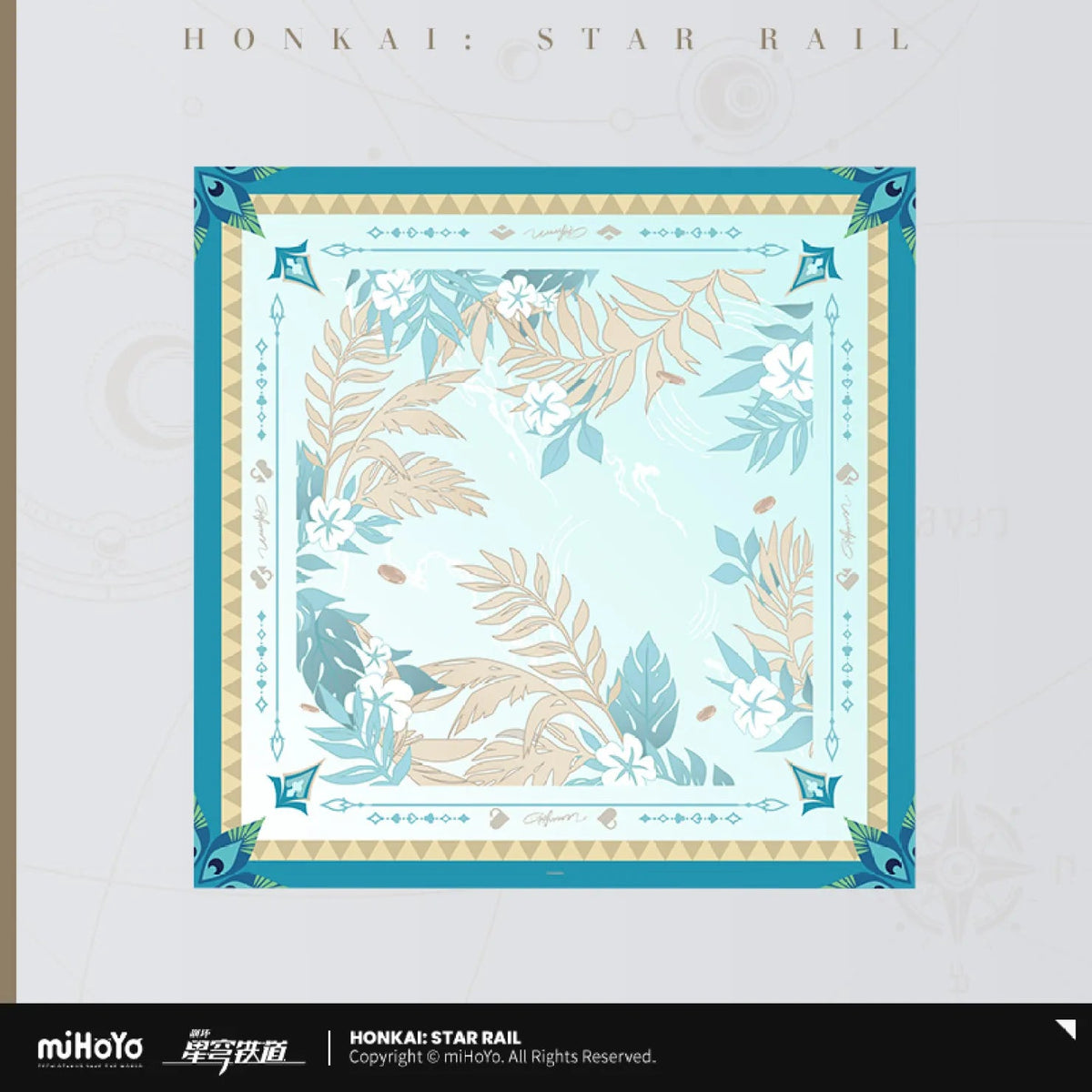 [OFFICIAL] Honkai Star Rail Character Impression Silk Scarf - Teyvat Tavern - Genshin Impact & Honkai Star Rail & 3Z Merch