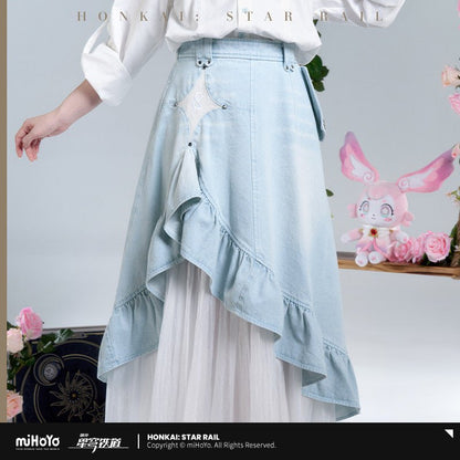 [OFFICIAL] Honkai Star Rail Cyrene Impression Series Clothes - Denim Skirt - Teyvat Tavern - Genshin Impact & Honkai Star Rail & 3Z Merch
