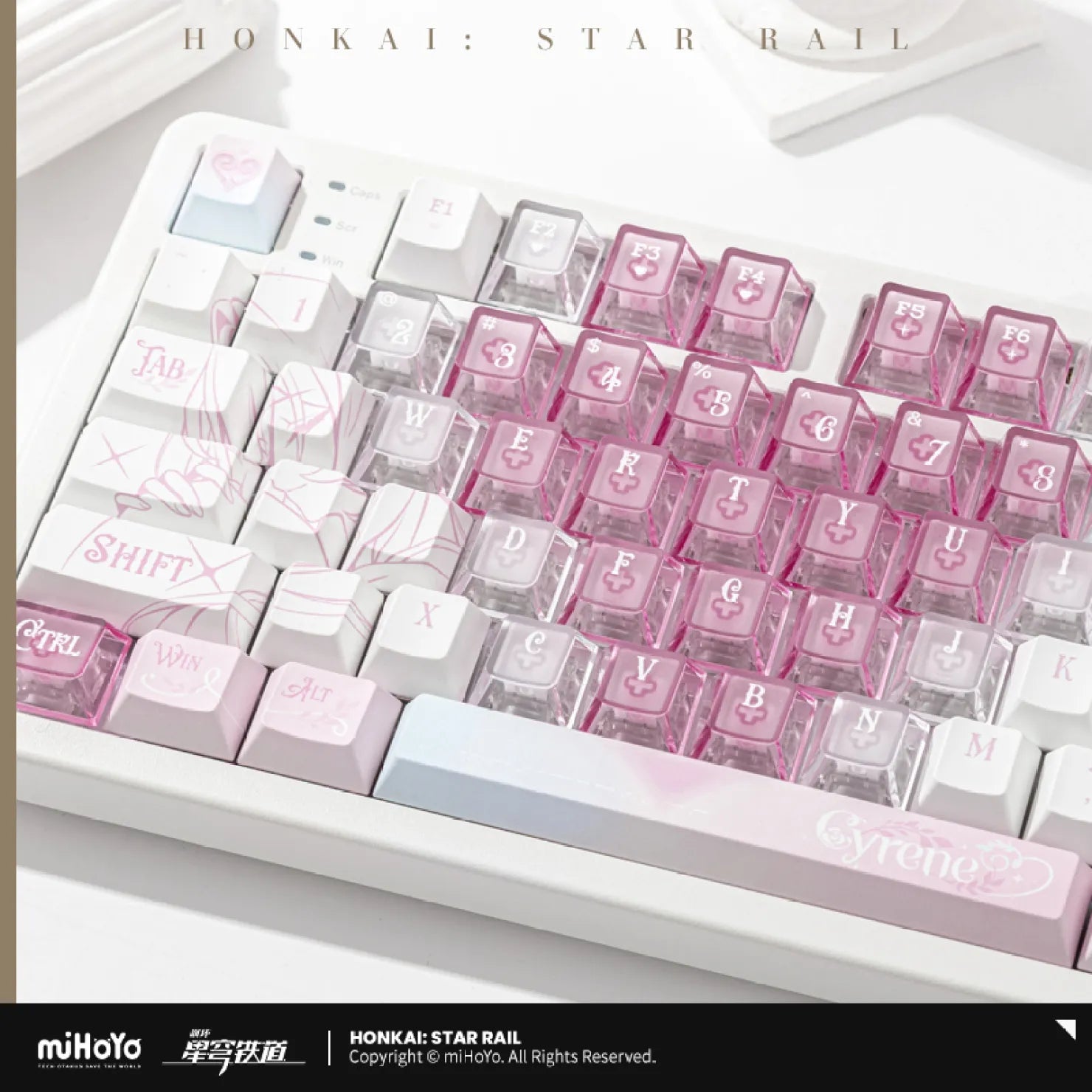 [OFFICIAL] Honkai Star Rail Cyrene Ripples of Past Reverie Mechanical Keyboard - Teyvat Tavern - Genshin Impact & Honkai Star Rail & 3Z Merch