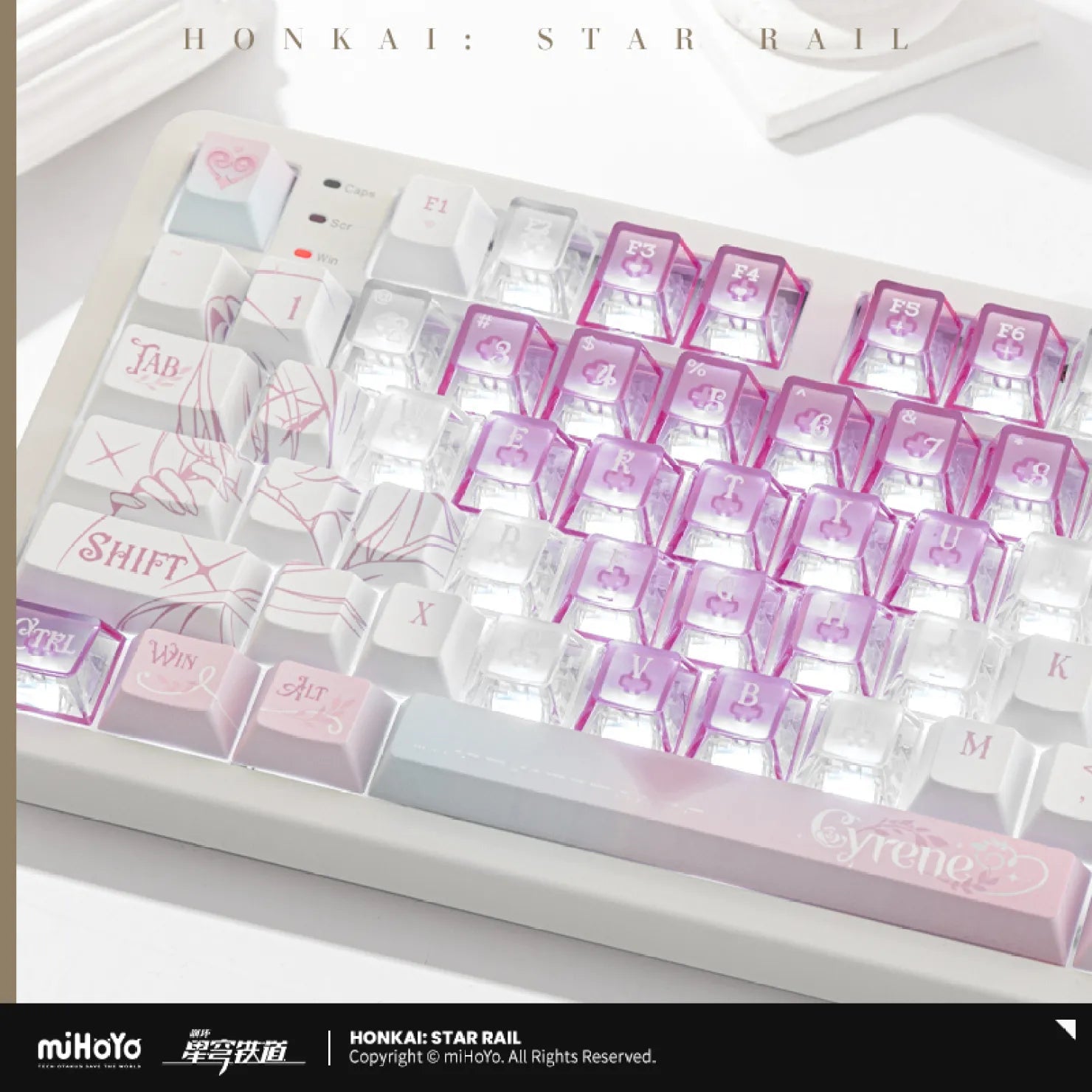 [OFFICIAL] Honkai Star Rail Cyrene Ripples of Past Reverie Mechanical Keyboard - Teyvat Tavern - Genshin Impact & Honkai Star Rail & 3Z Merch