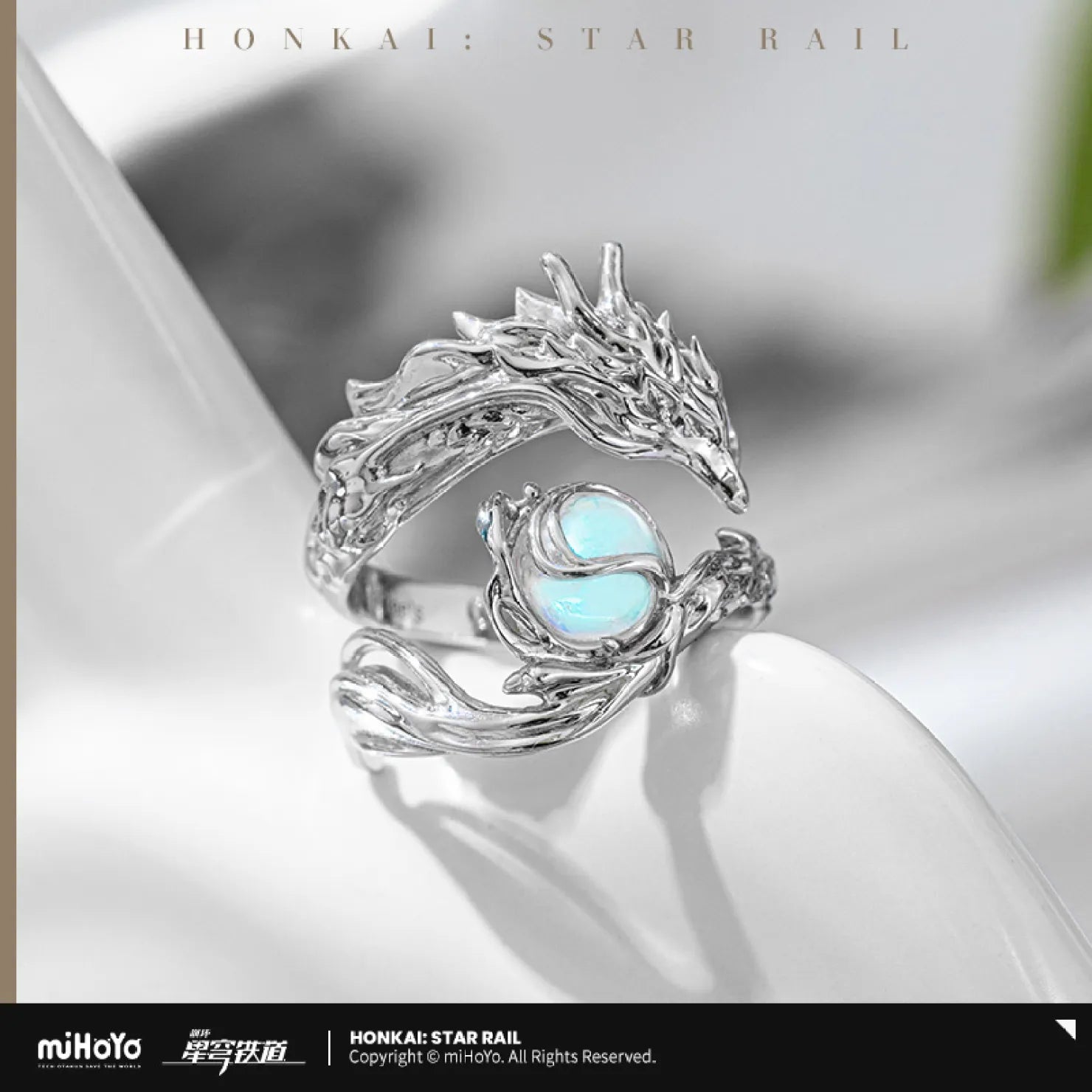 [OFFICIAL] Honkai Star Rail Dan Heng Imbibitor Lunae Cosmic Star Themed Ring - Teyvat Tavern - Genshin Impact & Honkai Star Rail & 3Z Merch