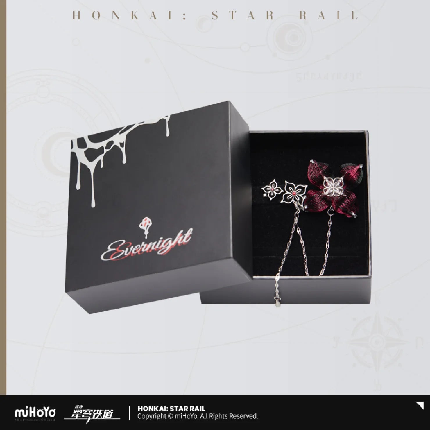 [OFFICIAL] Honkai Star Rail Evernight Impression Series Accessories - Hair Clip Brooch - Teyvat Tavern - Genshin Impact & Honkai Star Rail & 3Z Merch