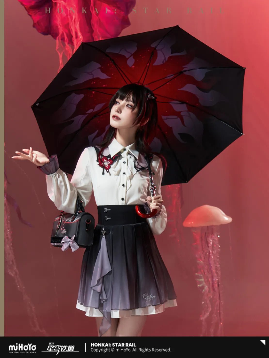 [OFFICIAL] Honkai Star Rail Evernight Impression Series Accessories - Long Handled Umbrella - Teyvat Tavern - Genshin Impact & Honkai Star Rail & 3Z Merch