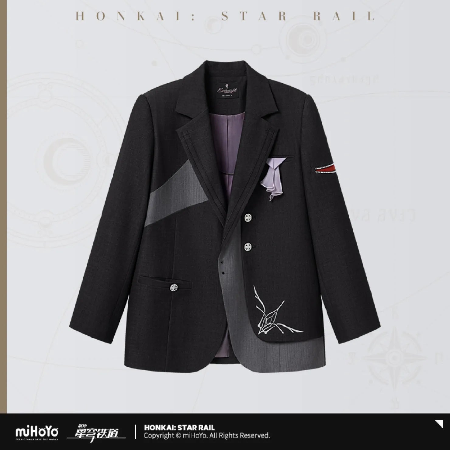 [OFFICIAL] Honkai Star Rail Evernight Impression Series Clothes - Jacket - Teyvat Tavern - Genshin Impact & Honkai Star Rail & 3Z Merch