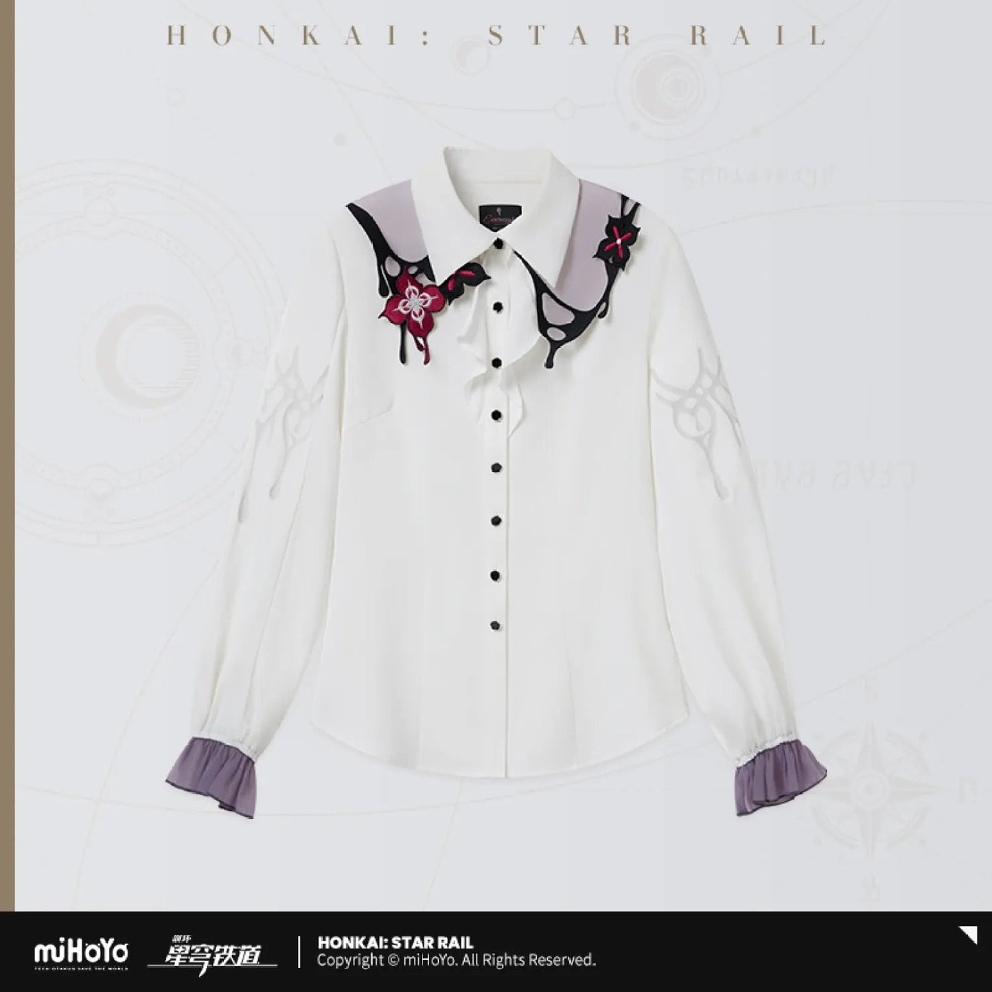 [OFFICIAL] Honkai Star Rail Evernight Impression Series Clothes - Long Sleeve Shirt - Teyvat Tavern - Genshin Impact & Honkai Star Rail & 3Z Merch