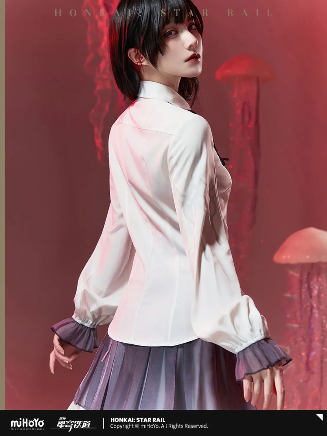 [OFFICIAL] Honkai Star Rail Evernight Impression Series Clothes - Long Sleeve Shirt - Teyvat Tavern - Genshin Impact & Honkai Star Rail & 3Z Merch