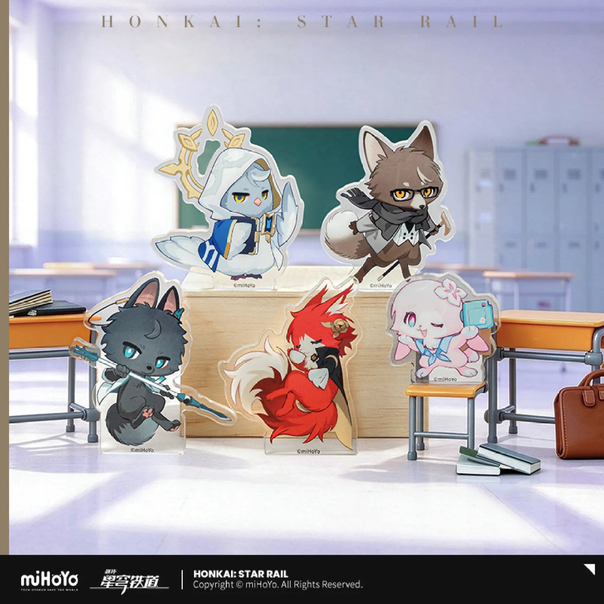 [OFFICIAL] Honkai Star Rail Fluffy Across The Blue Series Mini Acrylic Stand Figure - Teyvat Tavern - Genshin Impact & Honkai Star Rail & 3Z Merch
