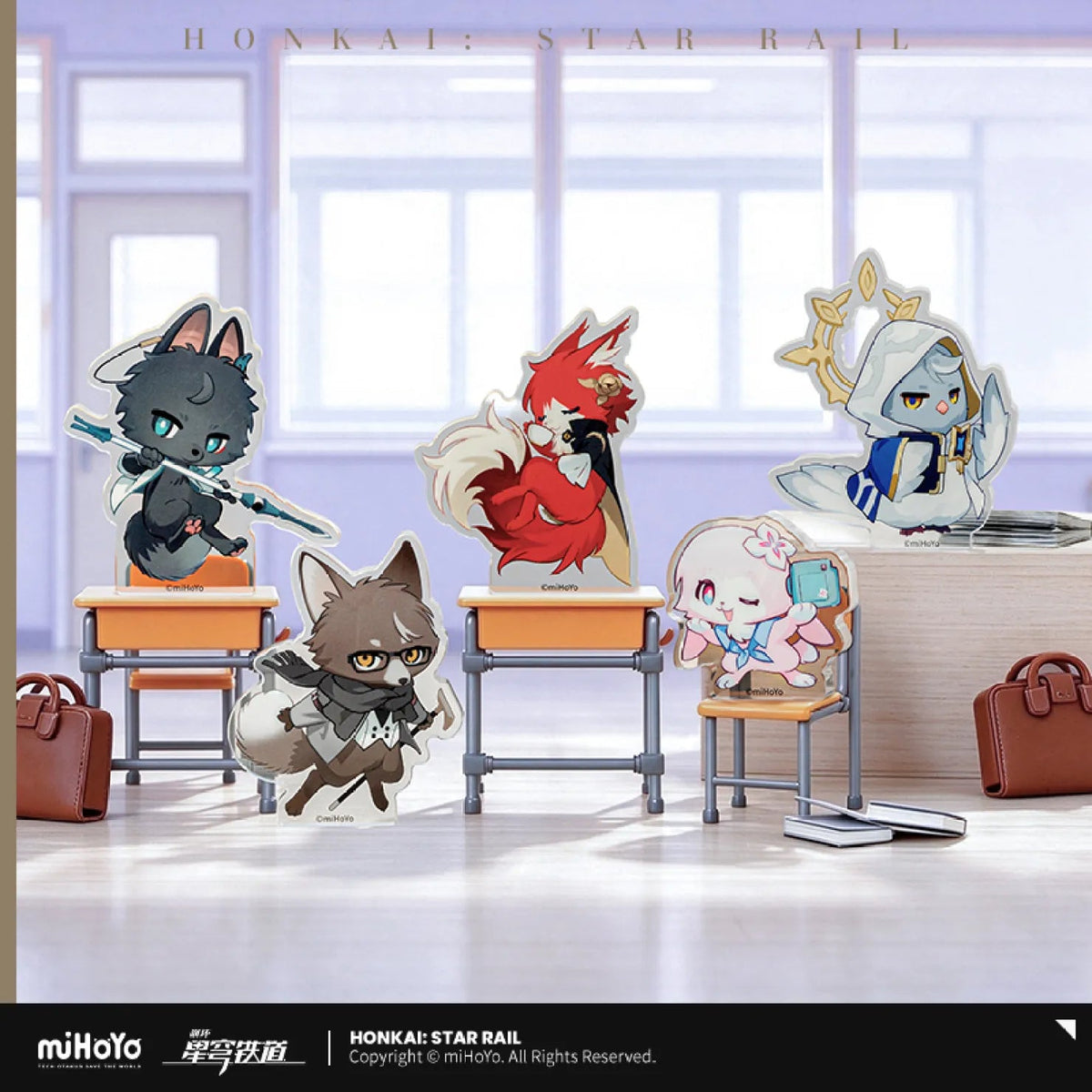 [OFFICIAL] Honkai Star Rail Fluffy Across The Blue Series Mini Acrylic Stand Figure - Teyvat Tavern - Genshin Impact & Honkai Star Rail & 3Z Merch
