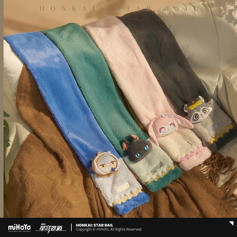 [OFFICIAL] Honkai Star Rail Fluffy Across The Blue Series Plush Scarf - Teyvat Tavern - Genshin Impact & Honkai Star Rail & 3Z Merch