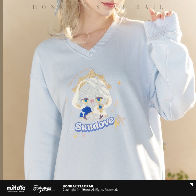[OFFICIAL] Honkai Star Rail Fluffy Across The Blue Series Sweatshirt - Teyvat Tavern - Genshin Impact & Honkai Star Rail & 3Z Merch