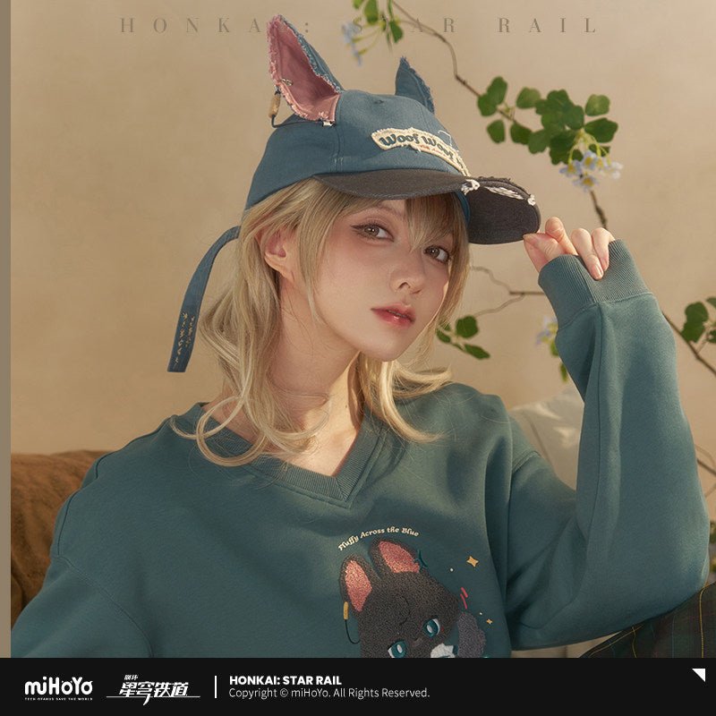 [OFFICIAL] Honkai Star Rail Fluffy Across The Blue Series Woof Woof Dan Baseball Cap - Teyvat Tavern - Genshin Impact & Honkai Star Rail & 3Z Merch