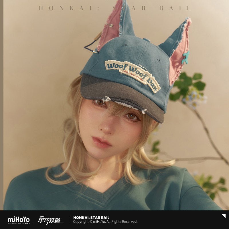 [OFFICIAL] Honkai Star Rail Fluffy Across The Blue Series Woof Woof Dan Baseball Cap - Teyvat Tavern - Genshin Impact & Honkai Star Rail & 3Z Merch