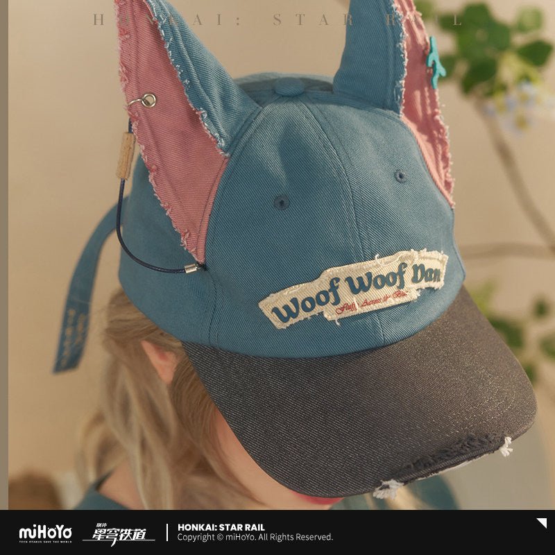 [OFFICIAL] Honkai Star Rail Fluffy Across The Blue Series Woof Woof Dan Baseball Cap - Teyvat Tavern - Genshin Impact & Honkai Star Rail & 3Z Merch