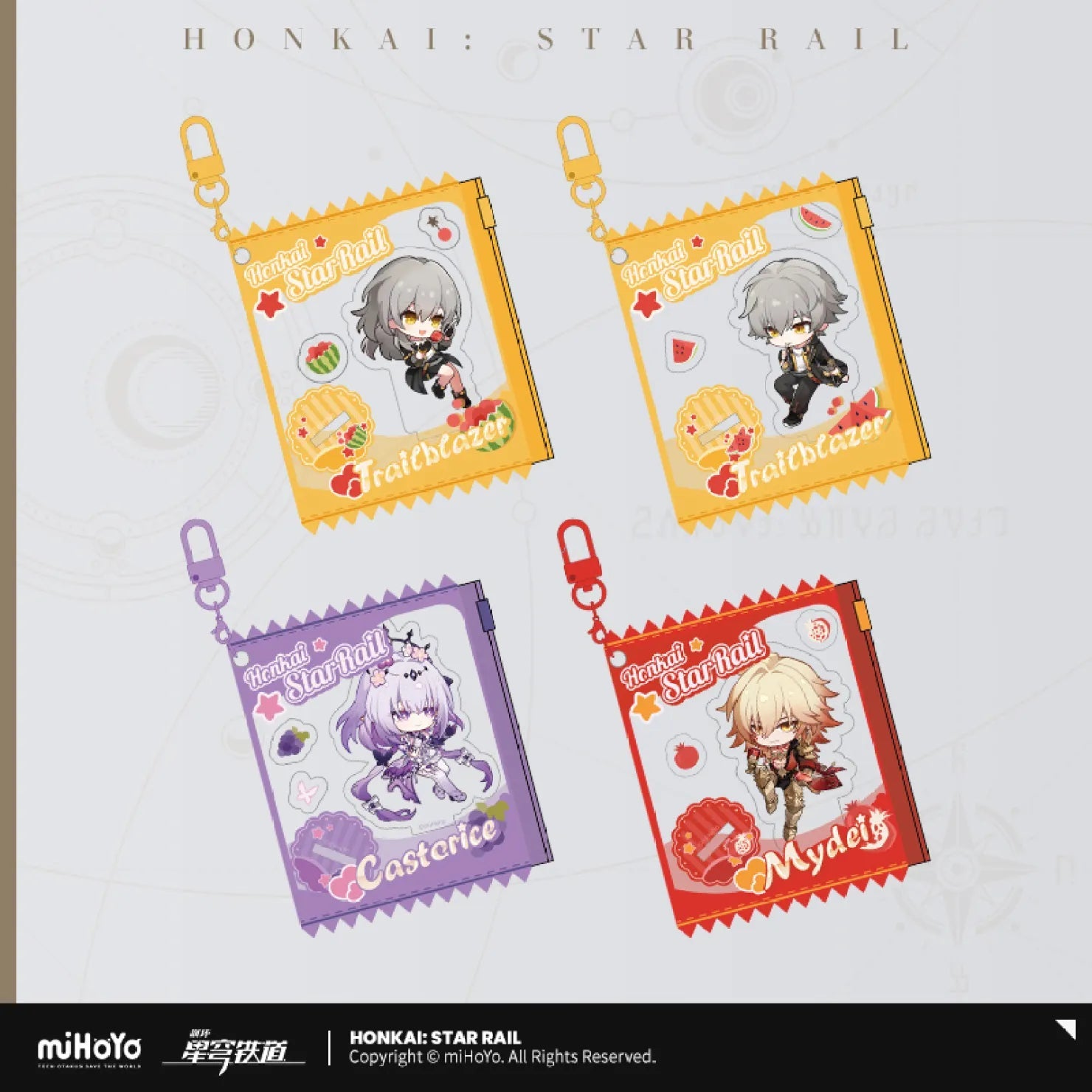 [OFFICIAL] Honkai Star Rail Fruity Summer Series Fruit Candy Pendant - Teyvat Tavern - Genshin Impact & Honkai Star Rail & 3Z Merch