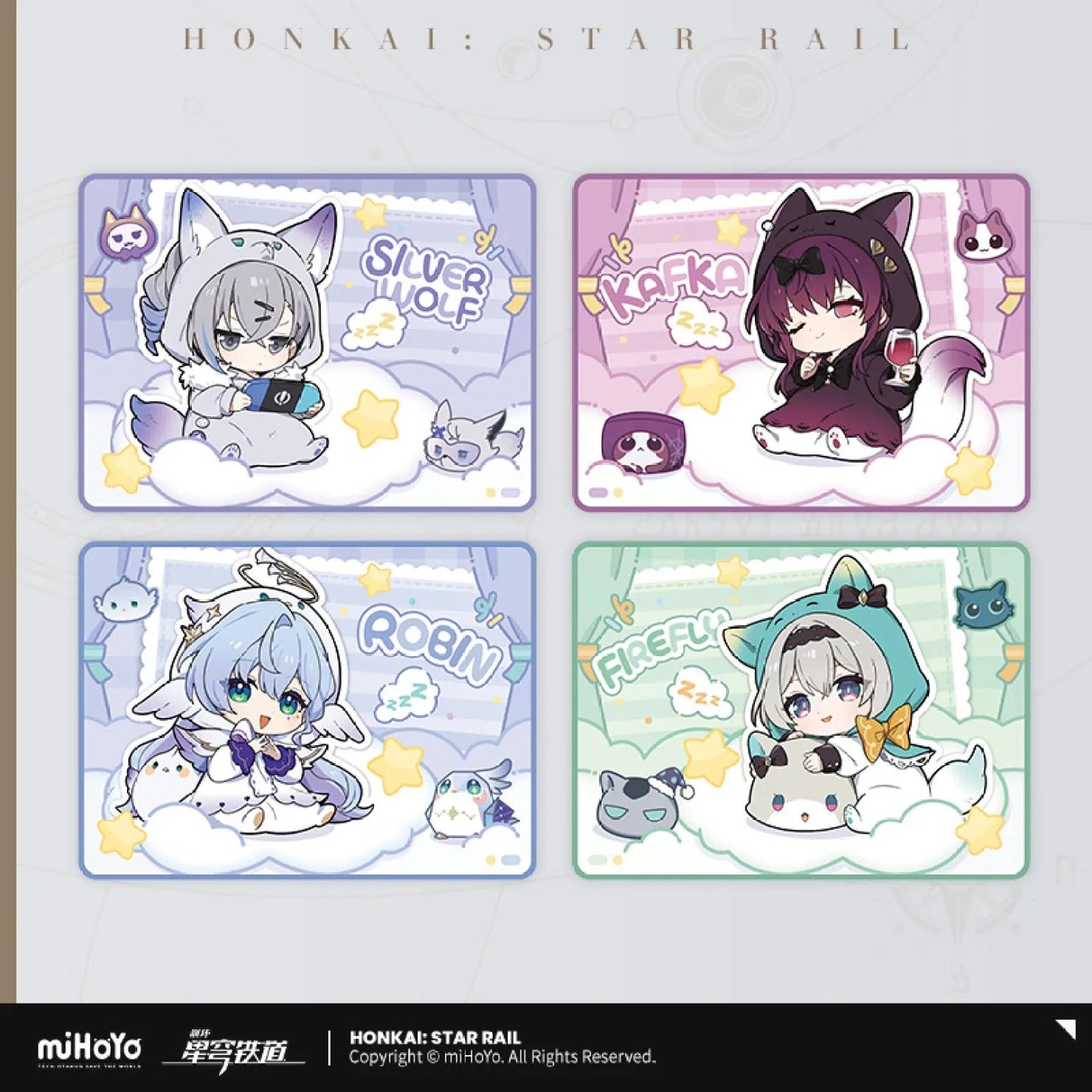 [OFFICIAL] Honkai Star Rail Girls Dormitory Chibi Series Home Plush Blanket - Teyvat Tavern - Genshin Impact & Honkai Star Rail & 3Z Merch