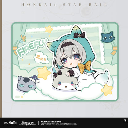 [OFFICIAL] Honkai Star Rail Girls Dormitory Chibi Series Home Plush Blanket - Teyvat Tavern - Genshin Impact & Honkai Star Rail & 3Z Merch