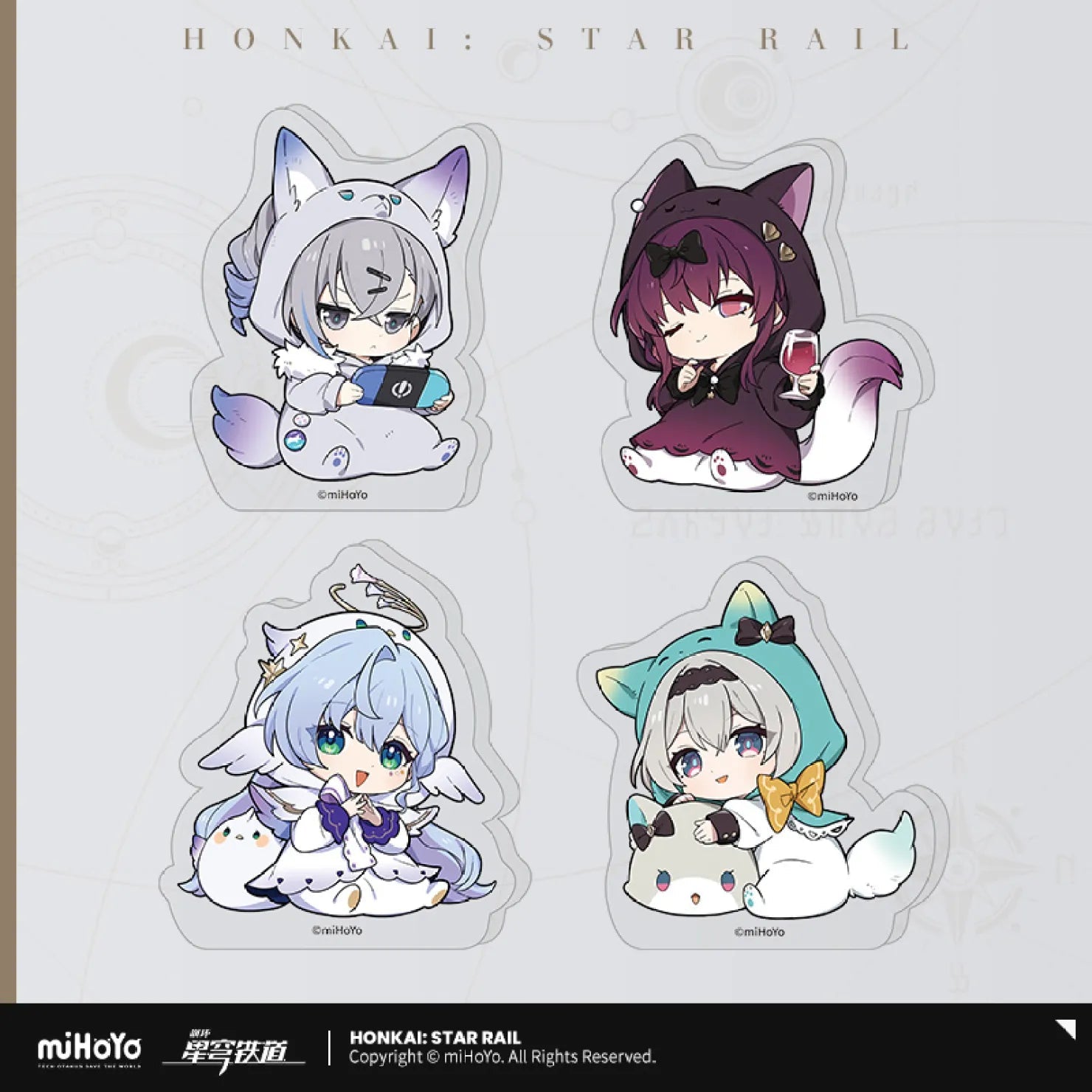 [OFFICIAL] Honkai Star Rail Girls Dormitory Chibi Series Mini Stand Figure - Teyvat Tavern - Genshin Impact & Honkai Star Rail & 3Z Merch