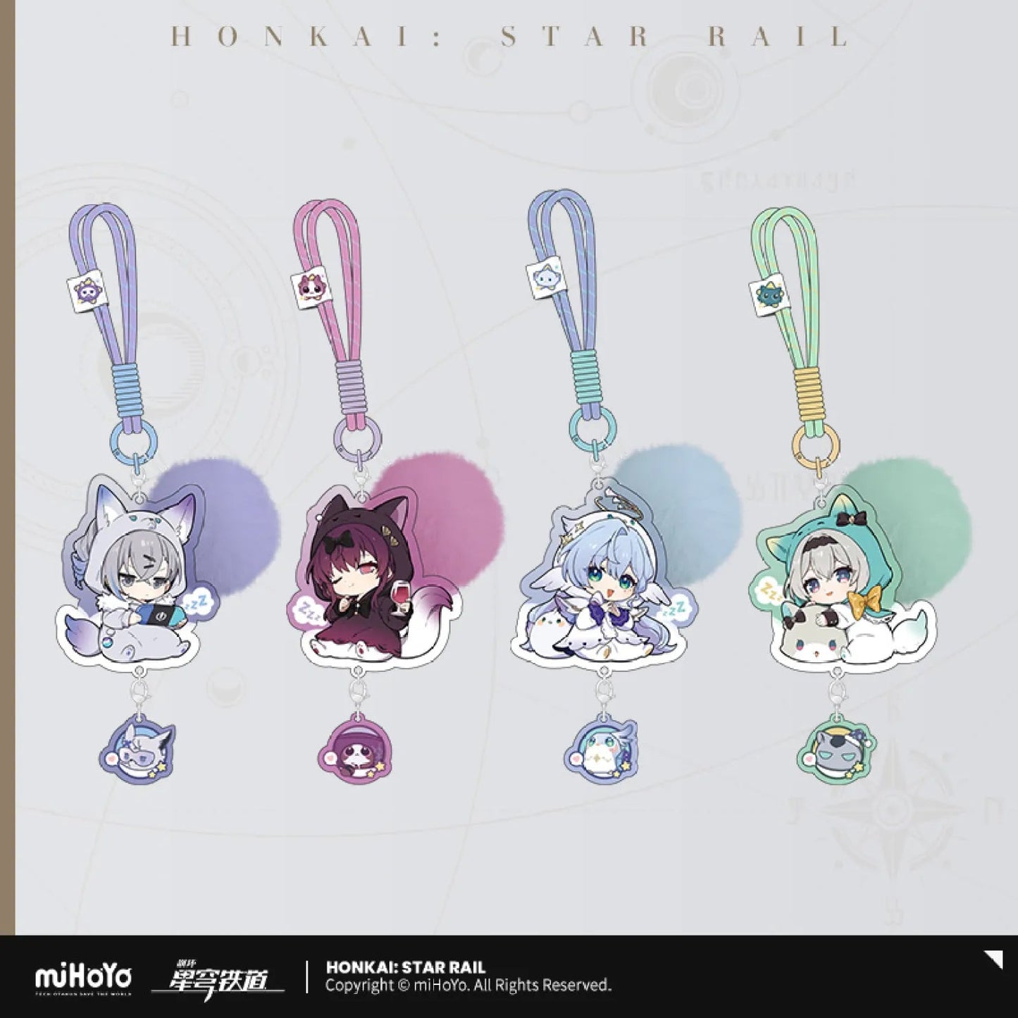 [OFFICIAL] Honkai Star Rail Girls Dormitory Chibi Series Pendant - Teyvat Tavern - Genshin Impact & Honkai Star Rail & 3Z Merch